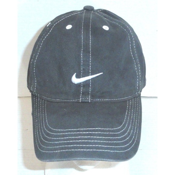 Nike Strapback Adjustable Unisex Hat Gray 100% Cotton PLEASE READ - Picture 1 of 8